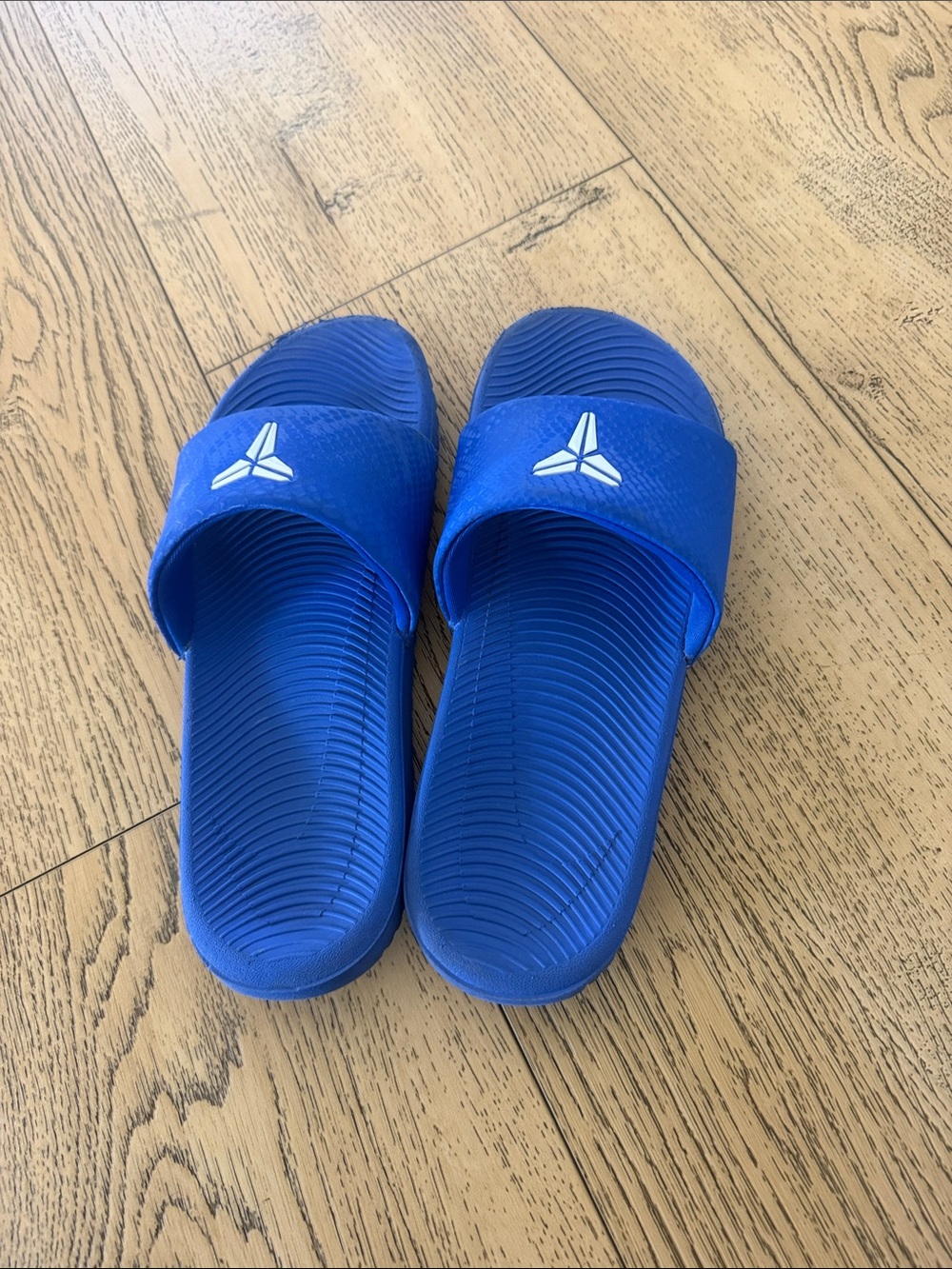 Blue Kobe Bryant Logo Slide Sandals